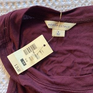 Burgundy Aeropostale tank top